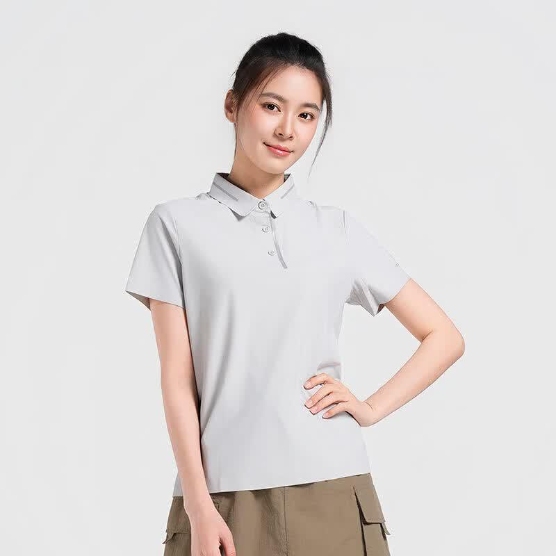 SCALER Women's Anti-Wrinkle UV Protection Cooling Polo T-Shirt F4405193