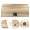 Retro Wooden Jewelry Storage Box Vintage Wooden Box With Lock Rectangular Desktop Organizer For Necklace Bracelet Ring Ornaments