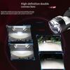 H4 Bi LED Projector Headlight Bulbs Mini Lens Canbus Turbo Cooling 120W Plug and Play for SUV Truck Headlight Replace