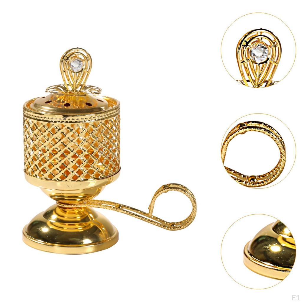 Traditional Arabian Incense Burner Iron Holder Creative Home Fragrance Censer Decoration for