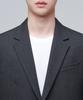 Musinsa Standard Relaxed Basic Wool Blazer [Charcoal Grey]