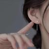 2024 Trendy High-End Sterling Silver Star Threader Earrings for Women