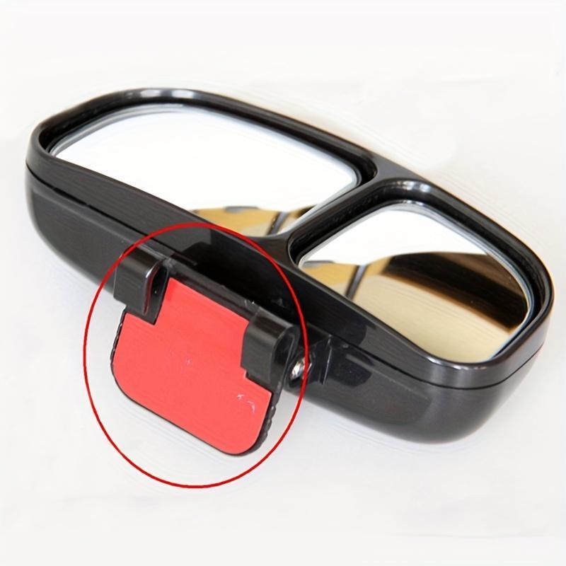 Car Mounted ABS Dual Mirror Blind Spot Rearview Mirror 360° Adjustable Large Field of View High-Definition Wide-Angle Reversing