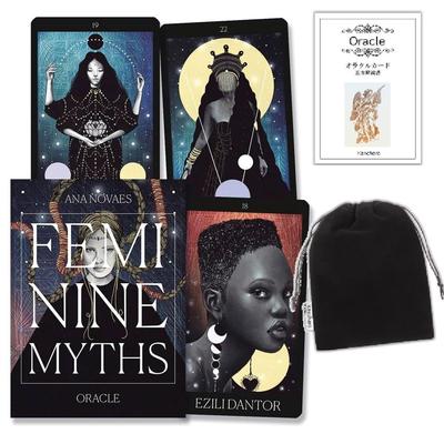 Kancharo Oracle Card Tarot Card Reading Myths Includes Japanese Oracle Card Basic Instructions Pouch 50-Card Set, [Feminine Oracle], & (Authentic)