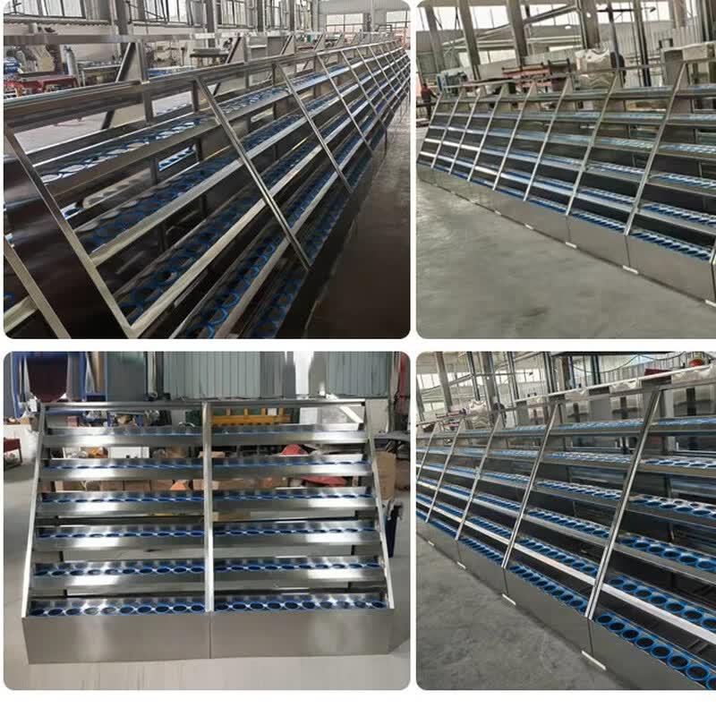 20-Slot 201 Stainless Steel Cup Storage Rack