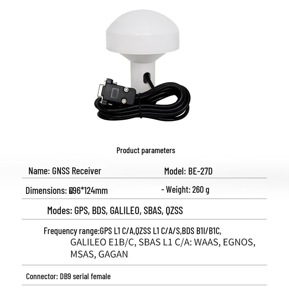 North Sky GPS Mushroom Head Receiver BE-57D: BeiDou GNSS Module with Ceramic Aerial & AIS Nautical Timekeeping