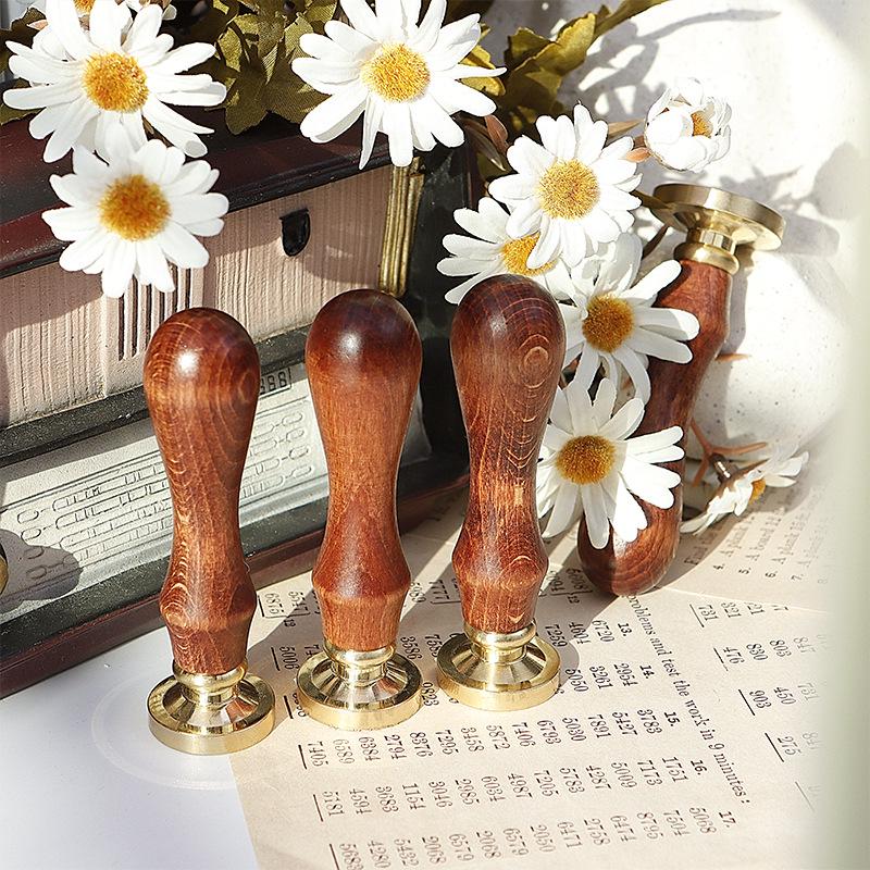 Beech Wood Handle Wax Seal Stamp