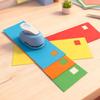 Manual Stamp Puncher Scrapbooking Tool Postage Stamp Punch for Journaling Card Making Envelope Arts Crafts Kids Adults DIY