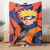 Naruto Character Personalized Text Blanket Lightweight Customizable Blanket Soft Warm Cozy Perfect for Office Chair Livingroom Bed Bedding