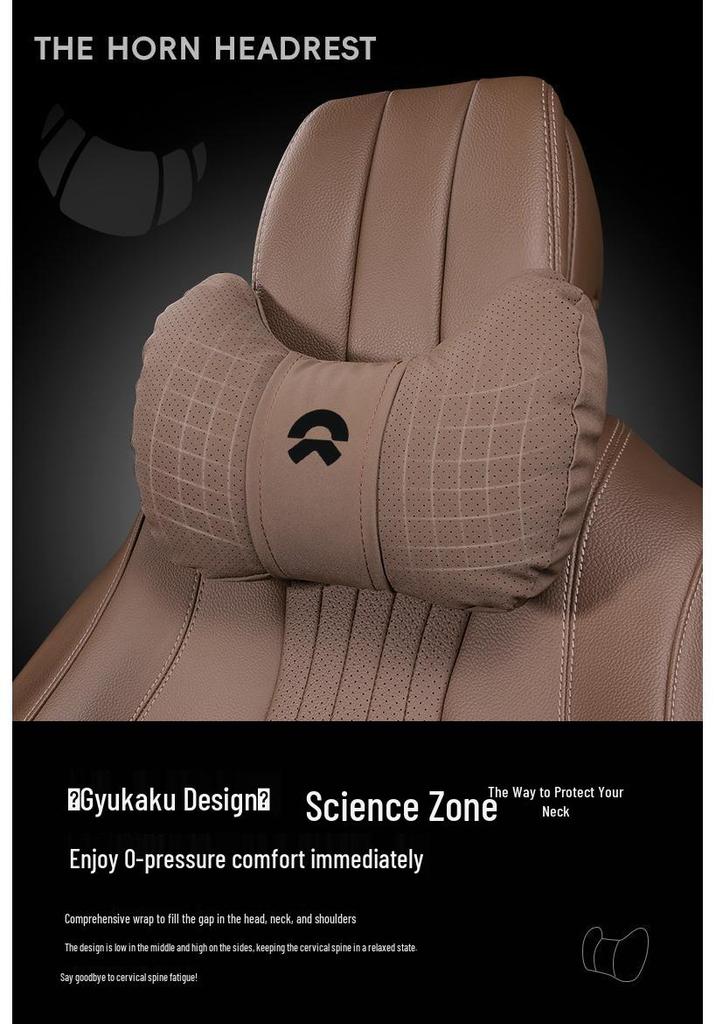 NIO Car Neck and Lumbar Support Pillow for ET5T, ET7, EC6, ES6, ES8 Models
