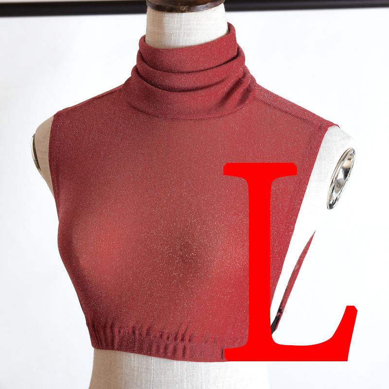 

Топ-основа с сетчатым воротником-стойкой средней высоты в корейском стиле: Всесезонный полувысокий воротник-стойка