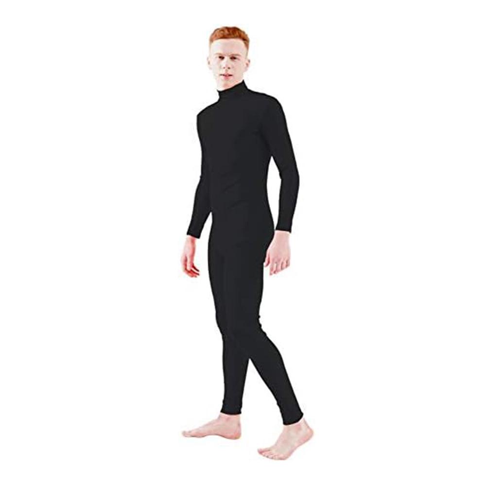 Men's Solid Color Tight-Fitting Zentai Dancewear Suit