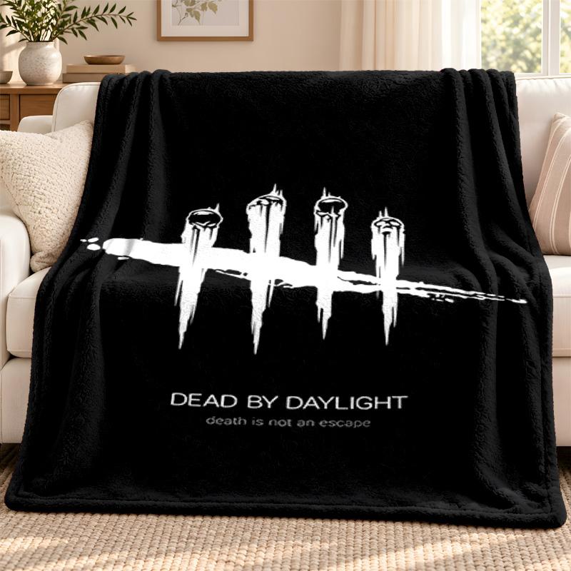 Dead by Daylight Decke Flanelldecke Weiche Gemütliche Plüschdecke für Sofa Bett Leichte Heimdekoration Outdoor Camping