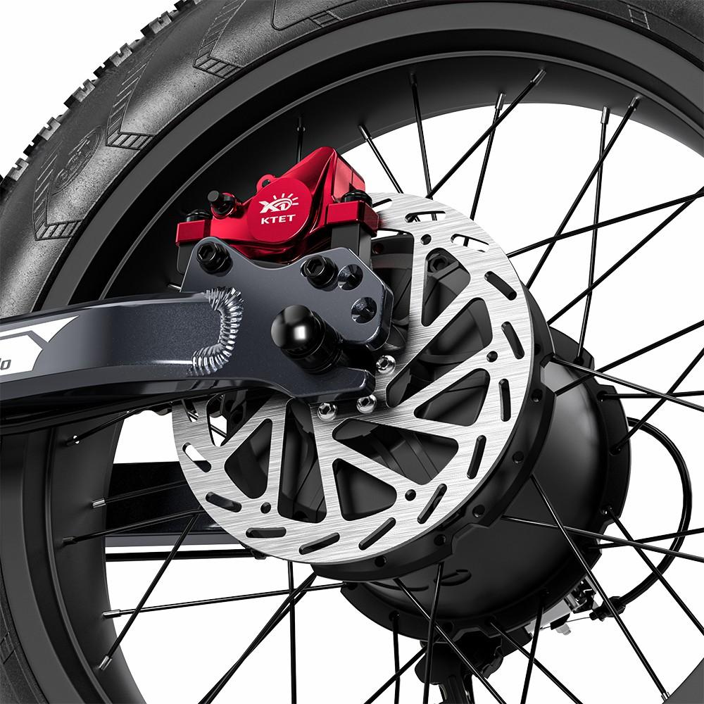 Bicicletta Elettrica Fuoristrada Shengmilo S900 Motore 1500W 20" Full Sospensioni Bicicletta Elettrica per Adulti 48V 30Ah Freni a Doppio Disco Carico Massimo 150Kg