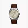 Men's Everett Quartz Watch Cream Dial Leather 42mm FS6071