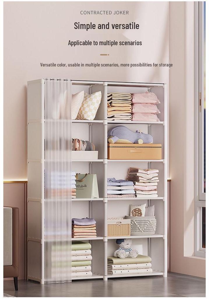 Simple Multi-layer Floor-standing Bookshelf: Narrow Corner Storage Rack for Living Room
