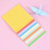 100pcs Square Origami Paper Double Sides Solid Color Folding Lucky Wish Paper Crane DIY Craft Colorful Scrapbooking