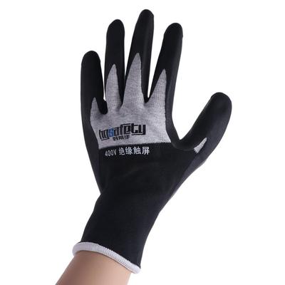 Withstanding Voltage 400V/500V Electrical Insulating Gloves Oil Proof Safety Anti-Electricity Gloves Nitrile Touch Screen