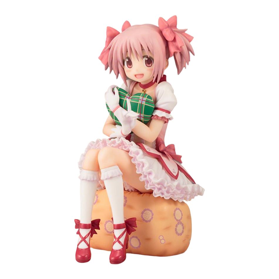 Original Madoka Kaname Action Figure Toy Anime Valentine's Day Collection Puella Magi Madoka Magica Magic Girl PVC Anime Doll