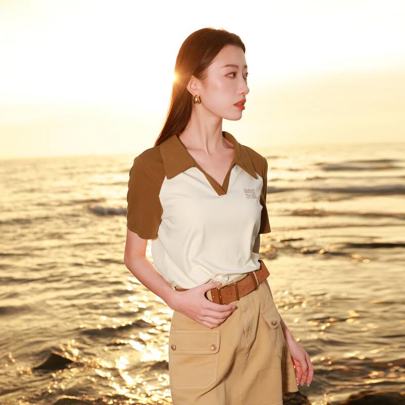 Sancai Plus Size Polo Collar Short Sleeve T-shirt