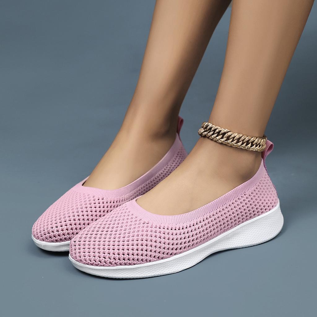 New Walking Non-slip Women's Casual Sports Shoes in the Elderly Outdoor Light Comfortable Summer Large Size Loafer Walking Shoes