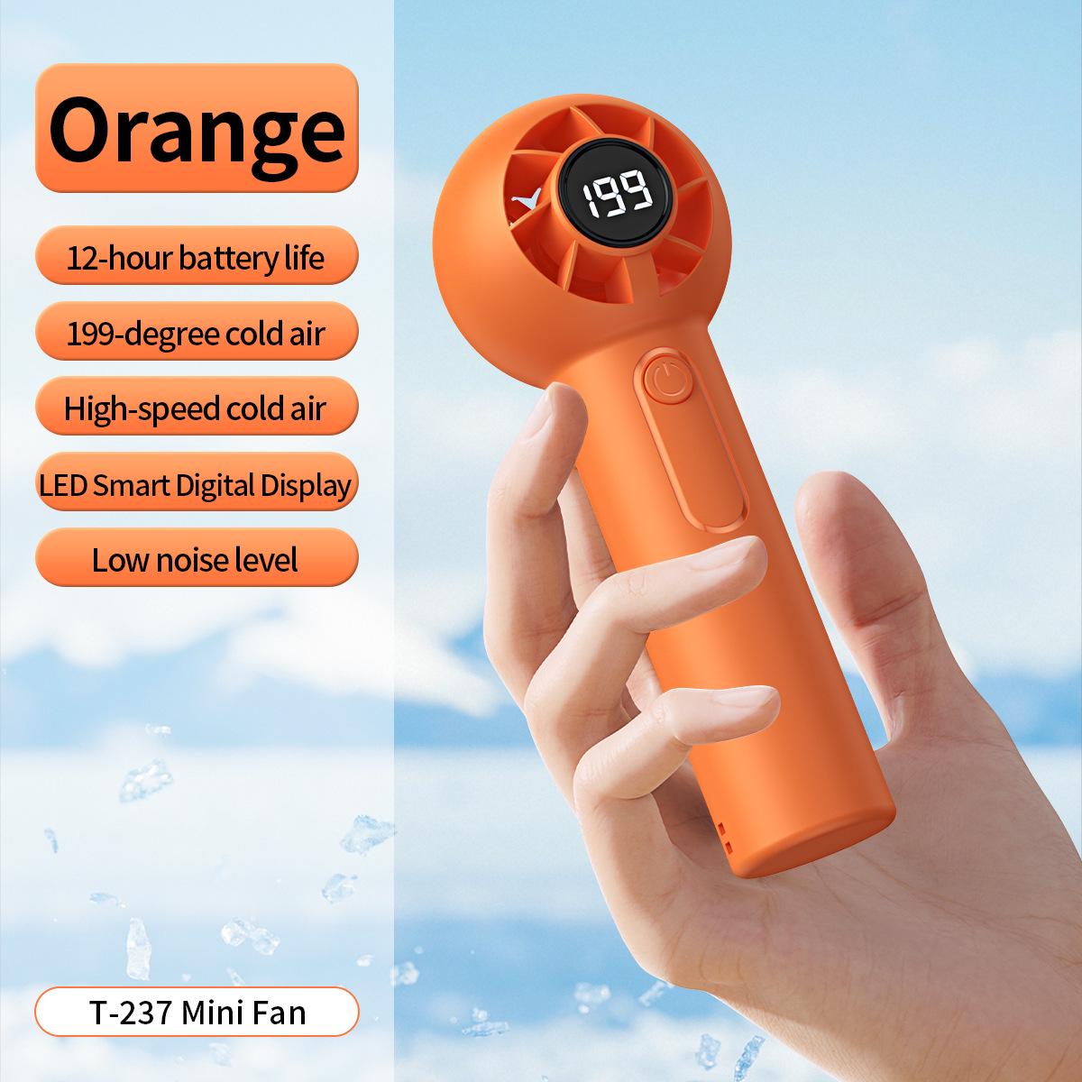 

Mini Portable USB Rechargeable Handheld Fan with 199 Speeds and Strong Wind Power for Outdoor Sports Handheld Fan
