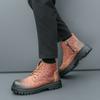 Fashion Autumn and winter men's boots Fashionable new designer style Outdoor Trendy Party office motorcycle Daily Thick soled shoes