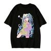 2025 New Japanese Anime Cute MIKU Summer Women's T-shirt Street Fashion Casual Style Short-sleeved Women's T-shirt Y2k Top