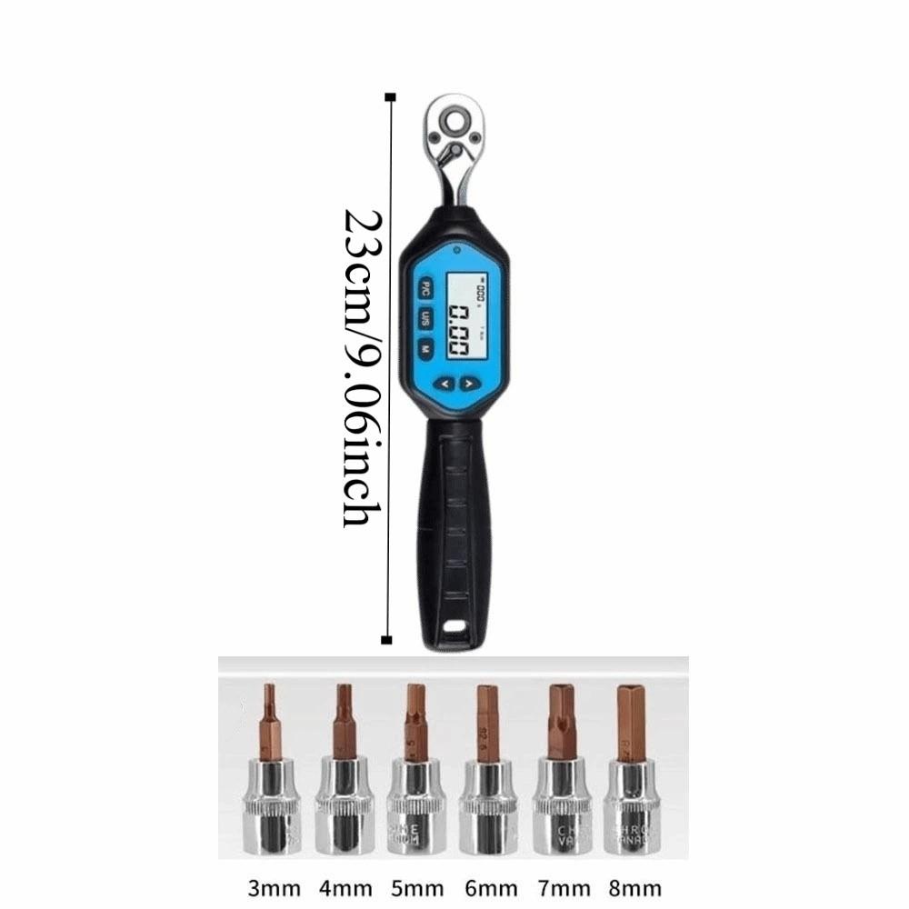 Digital Display Digital Torque Wrench Replaceable Head Electronic Torque Wrench  Industrial Use