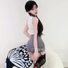 Sexy lingerie pure desire style secretary lace dress women's hip skirt uniform suit