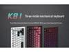 Customized K81 Three-Mode Color-Blocked Wired Gaming Mechanical Keyboard with Side-Engraved Keys