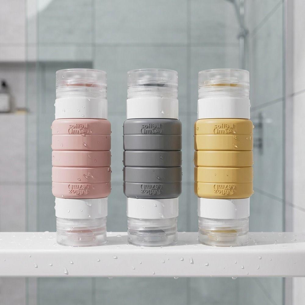 Leak-proof Double-Head Travel Bottle 2 in 1 Squeeze Bottle Packaging Bottle  Lotion Storage
