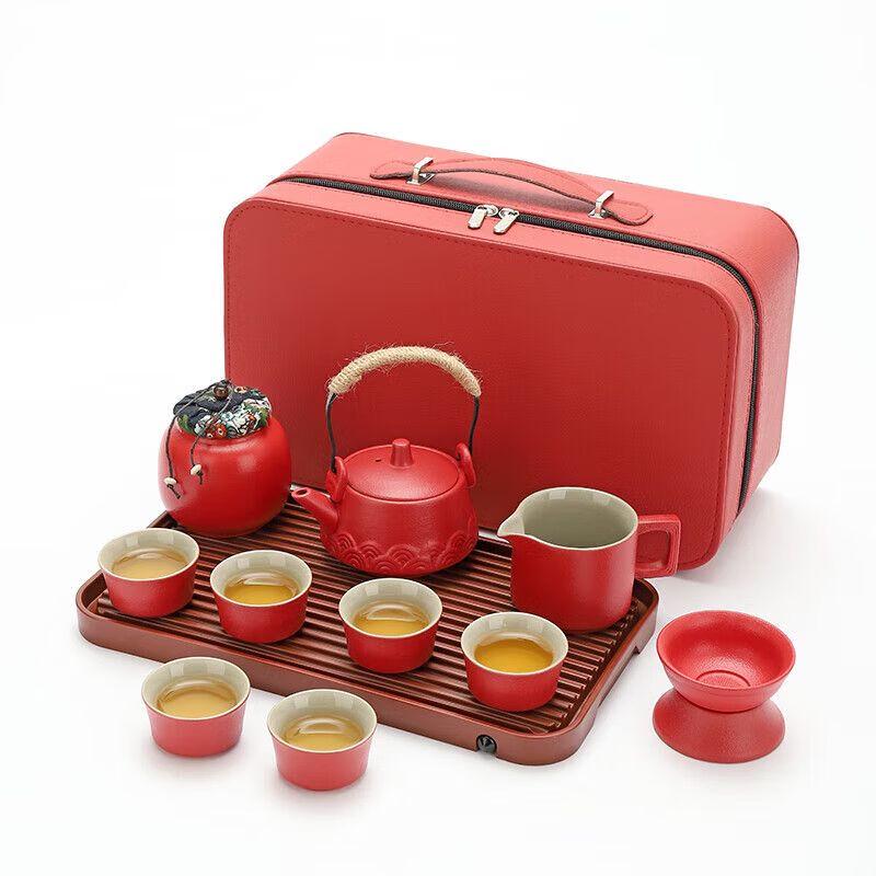 Qiuqiao Ceramic Travel Tea Set