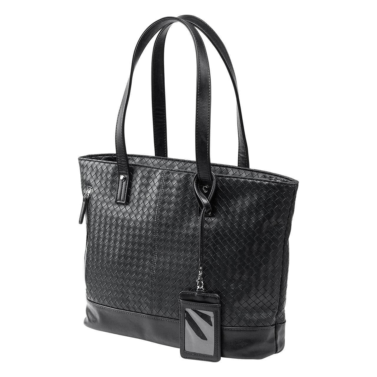 

Sanwa Direct Men s Tote Bag, Large Capacity, A4 Size Storage, Includes Water Bottle Holder and Pass Case, Black, 200-BAG176BK