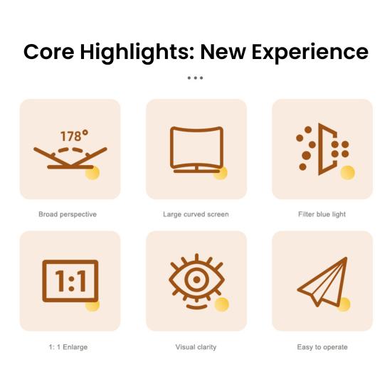 Curved Screen Magnifier Phone Holder Stand for Mobile Devices Movie Distance Viewer Portable Anti-Slip Bracket