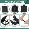 1pc Foldable Plastic Trash Can | Adjustable Height Portable Garbage Bag Holder |Rectangle No-Electricity Outdoor & Kitchen Trash