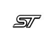 AAANS1 3D Metal ST Logo Car Steering Wheel Emblem Badge Sticker For Ford Focus 2 3 MK2 MK3 MK4 MK7 Fiesta Kuga Explorer Edge
