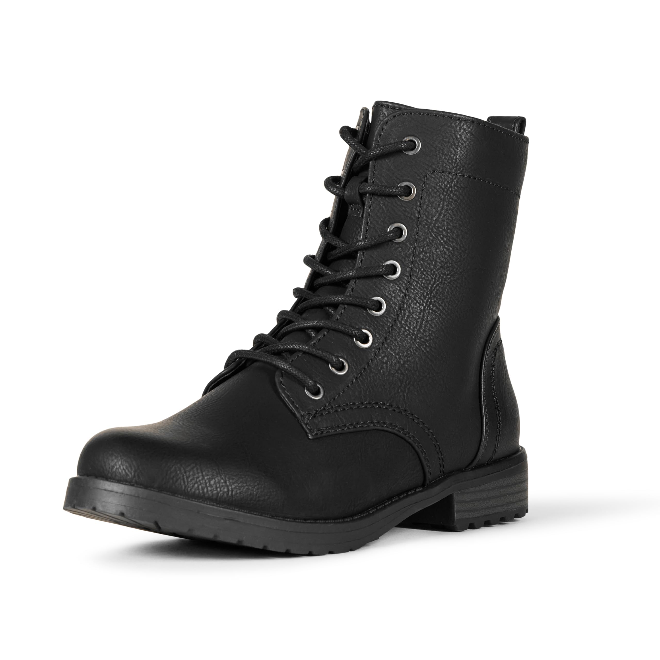 

Amazon Essentials Women s Lace-Up Combat Boots, Black, Size 22.5cm