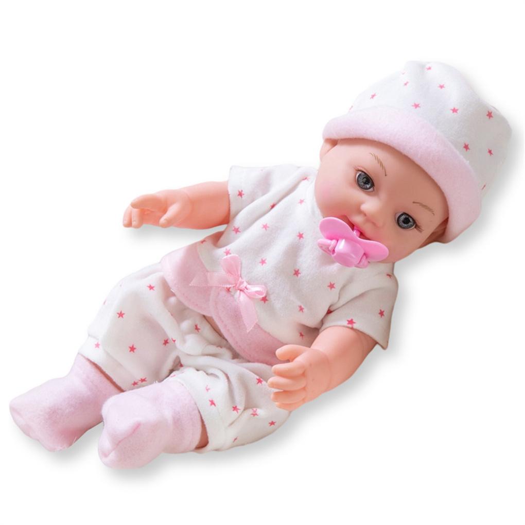 

Vinyl Baby Doll Lifelike Handmade Newborn Doll Toy Holiday Toddler Toys Indoor Photography Props Decoration Home Kids Gift