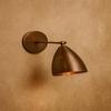 Handgjord Antik Mässing Vägglampa Mid Century Modern Ljus Heminredning