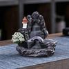 1Pcs Home Decor Backflow Incense Burner Mountain River Waterfall Aroma Smoke Zen Censer Holder Fun Gift