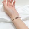 Minimalist Style Love Knot Open Bracelet Personalized Bracelet Bracelet Men And Women Versatile Knot
