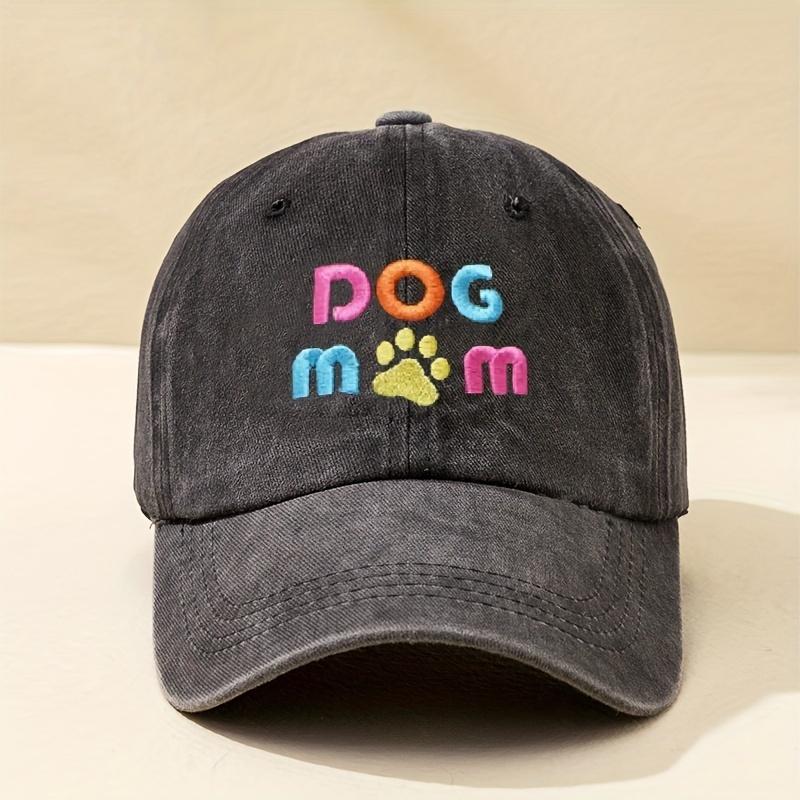 Look Stylish Custom Dog Mom Trucker Cowboy Golf Unisex Sun Hat With Custom Logo High Quality Baseball Hat