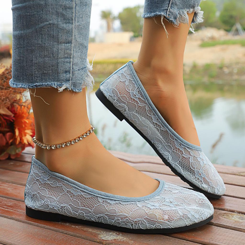Fashion Women Sandals Embroidered Round Toe Walking Shoes Solid Color Flat Comfortable Women Shoes Summer Fashion New Sexy Sandals