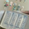 3D Silicone Nail Art Mold Template Lotus Lantern Goldfish Plate Buckle Carving Stencil Tool Diy Design Manicure Charm Decor