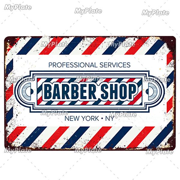 Profession Barber Vintage Metal Sign Tin Sign Vintage  Decoration Plaque Home Wall Decor Bar Sign Home Decor Poster Custom