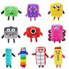 14-30cm Zahlen Plüschtiere Zahlen Stoffpuppen Filmreihe Cartoon Pädagogische Stofftiere Kinder Baby Kinder Geschenke