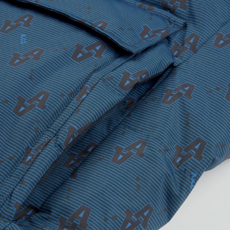 AKIII CLASSIC Ζακέτα με Μονόγραμμα Σκίουρου και Πούπουλα Χήνας Akakfu10813100