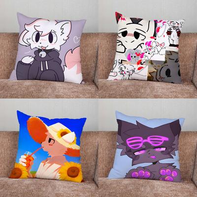 Süßer B-Boy Kisser Cartoon Kissenbezug Für Zuhause Schlafzimmer Auto Büro Dekoration Wohnzimmer Sofa Kissenbezug Geeignet