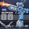 Flame Effect Electric Water Gun with Light Summer Pool Beach Outdoor Shooting Game Toy Gift for Children and Adults